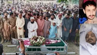 Full video of the funeral prayers of Tando Adam martyr Shahryar Chanda with military honors