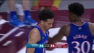 Oklahoma takes down No  9 Kansas HIGHLIGHTS   ESPN College Basketball intro