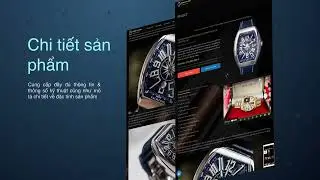 Mẫu website bán đồng hồ sang trọng