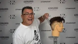 Hold your comb at an angle for better clipper cutting and tapering