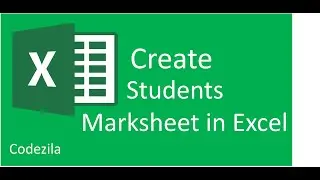 Create students marksheet in Excel sheets | create a marksheet result in ms excel in hindi