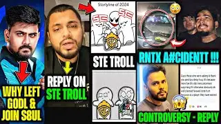 RNTX Player's ACC*DENT😱 Sid Reply STE Troll😡 CONTROVERSY Reply😳 Neutrino, Amar Reply🤯 Hector, Scout