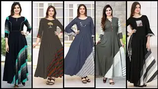 Top Class Stylish And Trendy Designer High Waist Flare Kurti Design 2020