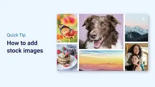 Add An Image From Stock Library