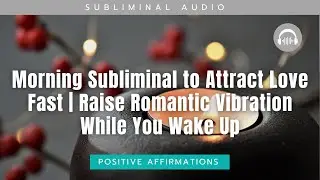Morning Subliminal to Attract Love Fast | Raise Romantic Vibration While You Wake Up