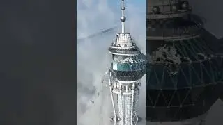 Famous Skyscraper COLLAPSES in Seconds! 😱 Caught on Camera! #shorts #viral #trending #crash