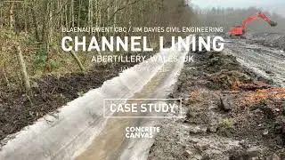 Case Study | Channel Lining | Abertillery, Wales