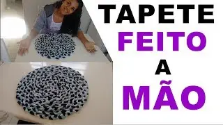 Como Fazer Tapete Redondo com Roupas Velhas / CasadaBlog