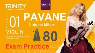 Pavane Violin TRINITY EXAM GRADE 1 (2020 syllabus) moderate practice tempo Luis de Milan