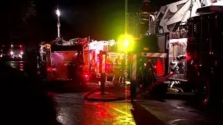 Child feared trapped in burning home is found three miles from house