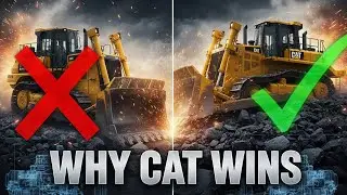 Why CAT D11 is Preferred Over Komatsu D475 | Bulldozer Battle