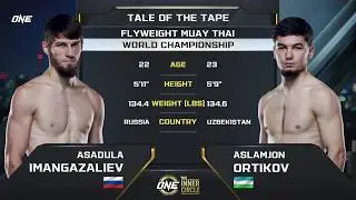 Asadula Imangazaliev vs. Aslamjon Ortikov | Muay Thai Full Fight