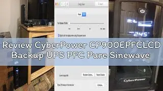 Review CyberPower CP900EPFCLCD Backup UPS PFC Pure Sinewave 900VA/540W 2 x UK Sockets 4 x IEC