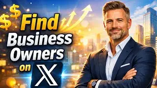 How to Find Business Owners on X for Free  -  Twitter X Dm outreach tool