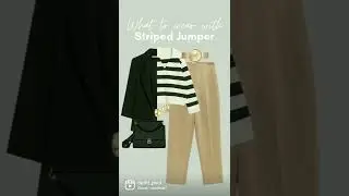 Striped jumper is a fall staple and I have curated this video to maximize the use out of one.