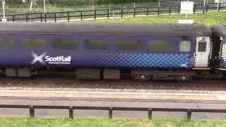 ScotRail train at Greenfaulds station.