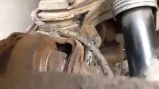 Range Rover l322 ,2004 rusty brake pipe o/s