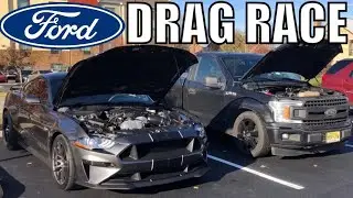 Can a 4WD Boosted F-150 beat a 2018 Mustang GT ?!?!?!