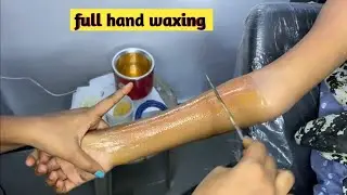full hand waxing | speed wax | perfect waxing technique/handwax tutorial step by step for beginners