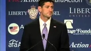 Paul Ryan 2012 Values Voter Summit Speech