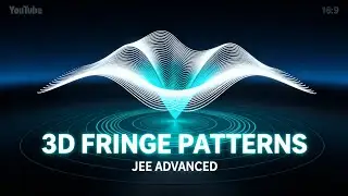 FRINGE PATTERN 3D SURFACES VISUALISATION | JEE ADVANCED