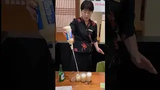 Perfect Long Pour Beer 🍺🔥 Korean Restaurant Skill