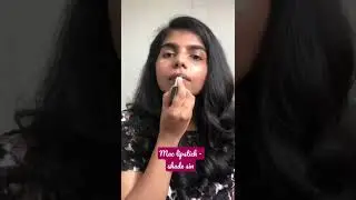 Mac lipstick for indian/asian skintone - the darks shade sin #shorts #yt #maclipstickforindianskin