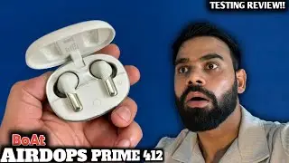 Boat Airdrops Prime 412 Review⚡️50 hours playtime with multipoint connectivity⚡️Best tws under ₹1500