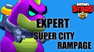 Brawl Stars - SUPER CITY RAMPAGE EXPERT MODE #brawlstarsindonesia #brawlstarsworld #brawlstars