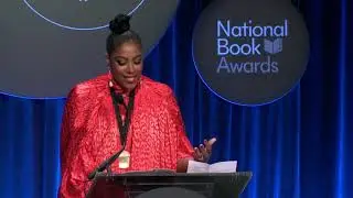 Sarah M. Broom accepts the 2019 National Book Award for Nonfiction for The Yellow House