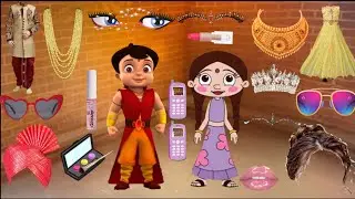 Chota Bheem Dulha Chutki Dulhan ka Saddi funny makeup💄👄 comedy video /Talking tom |part-2 @Magicstudio3