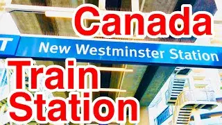 [Train Station] New Westminster Station Vancouver SkyTrain Expo Line Sep 7, 2021