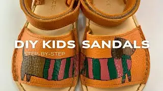 DIY Leather Sandals &ndash; Step by Step for Kids & Adults