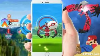 Pok&eacute;mon GO (Android) Testing Niantic's Campfire social app feature with Yveltal Raid - Gameplay ITA