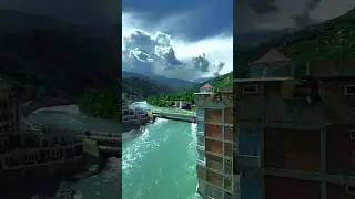 Best Hotels Line Madyan Swat Pakistan#shortsfeed #hotels #riverswat #madyan