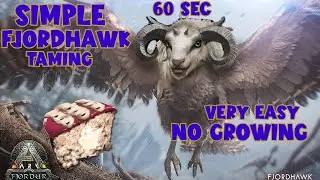 Fjordhawk Taming ┃ 60 Sec Guide ┃ Ark Official Small Tribes. ┃ #shorts