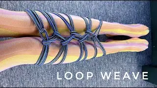 Decorative Leg Netting / Rope Weaving Shibari