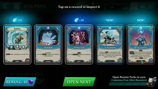 light seekers opening water deck cards.