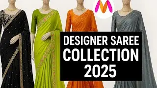✨Designer Saree Collection 2025 | Festive & Wedding Sarees from Myntra ✨