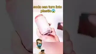 Soda Can Turns Into Clear Plastic?! 😱 Real Science Experiment#ClearCanChallenge#trending#hastonics