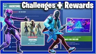 Holographic Durr Burger and Monster Skeleton Location, Red Stratus, (Fortnite Overtime Challenges 2)