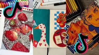 ART SKETCHBOOK 📖 TIKTOK compilation [NO OUTROS] | Read desc #200