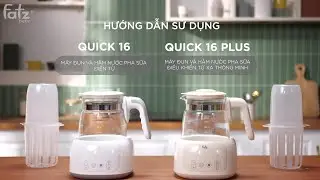 HDSD M&aacute;y đun v&agrave; h&acirc;m nước pha sữa điều khiển từ xa th&ocirc;ng minh Quick 16 Plus/Quick 16_kh&ocirc;ng điều khiển