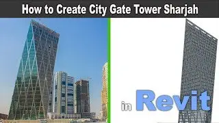 How to Create Modern Glass Facade Tower in Revit | Revit Tutorial