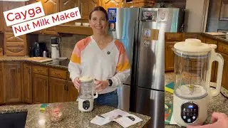 Cayga Nut Milk Maker Machine for Plant Based Drinks #NutMilkMaker #PlantBasedDrinks #CaygaKitchen