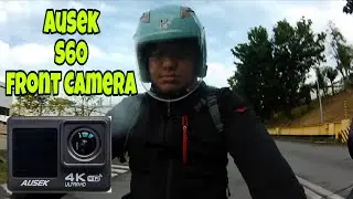 Ausek S60 front Camera good for motovlogging !