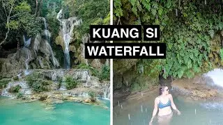 BEST SWIM SPOT Kuang Si Waterfall | Luang Prabang, Laos
