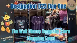 Destination D23 Day One - Gift & Shopping Day! Showing All Products - The Walt Disney Company Store!
