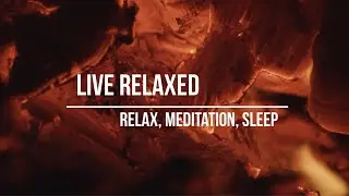 Virtual hearth with crackling fire sounds | Fire sound for relaxation, sleep and comfort | ASMR