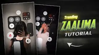 Zaalima Song Reels Editing In Capcut | Capcut Video Editing | Template